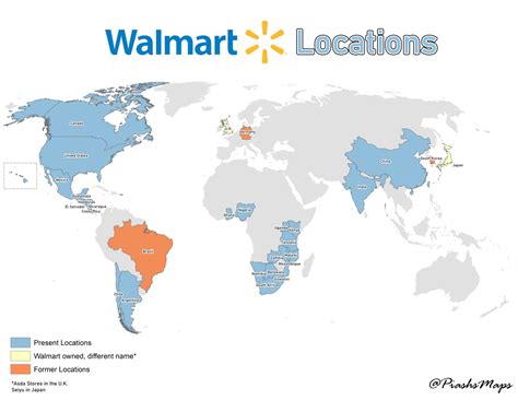 international walmart locations